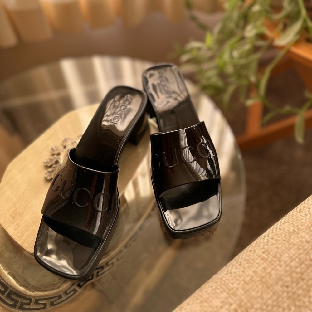 Gucci Rubber Mules
